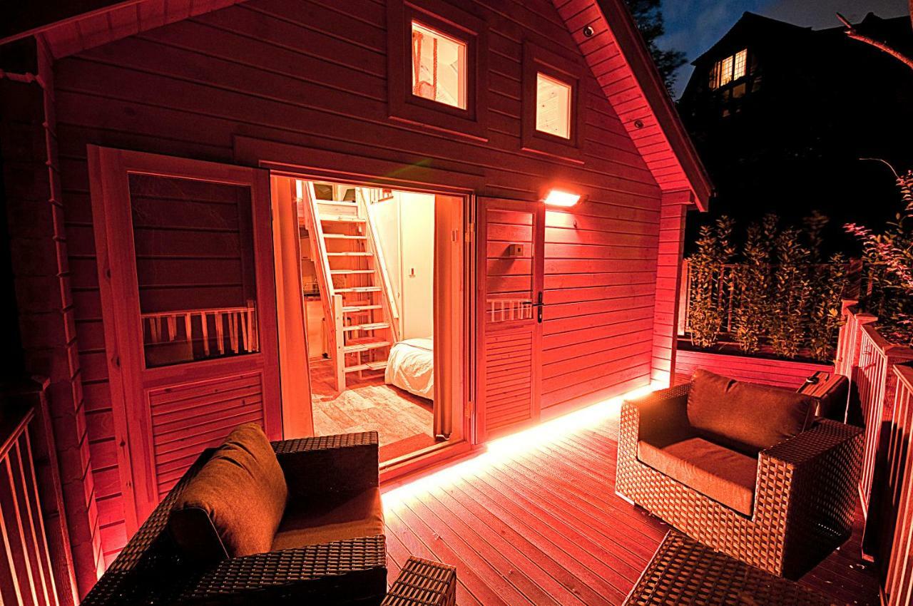 Alum Chine Log Cabin Villa Bournemouth Kültér fotó